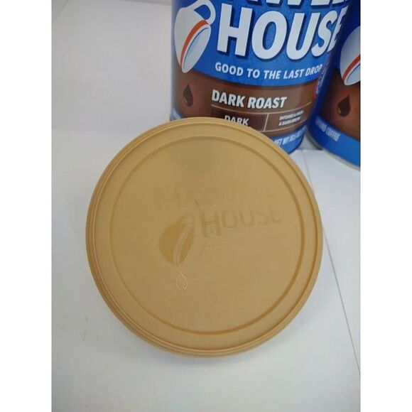 Coffee Canisters, for Arts & Crafts, paperboard with Metal Base & Plas… - Picture 2 of 10